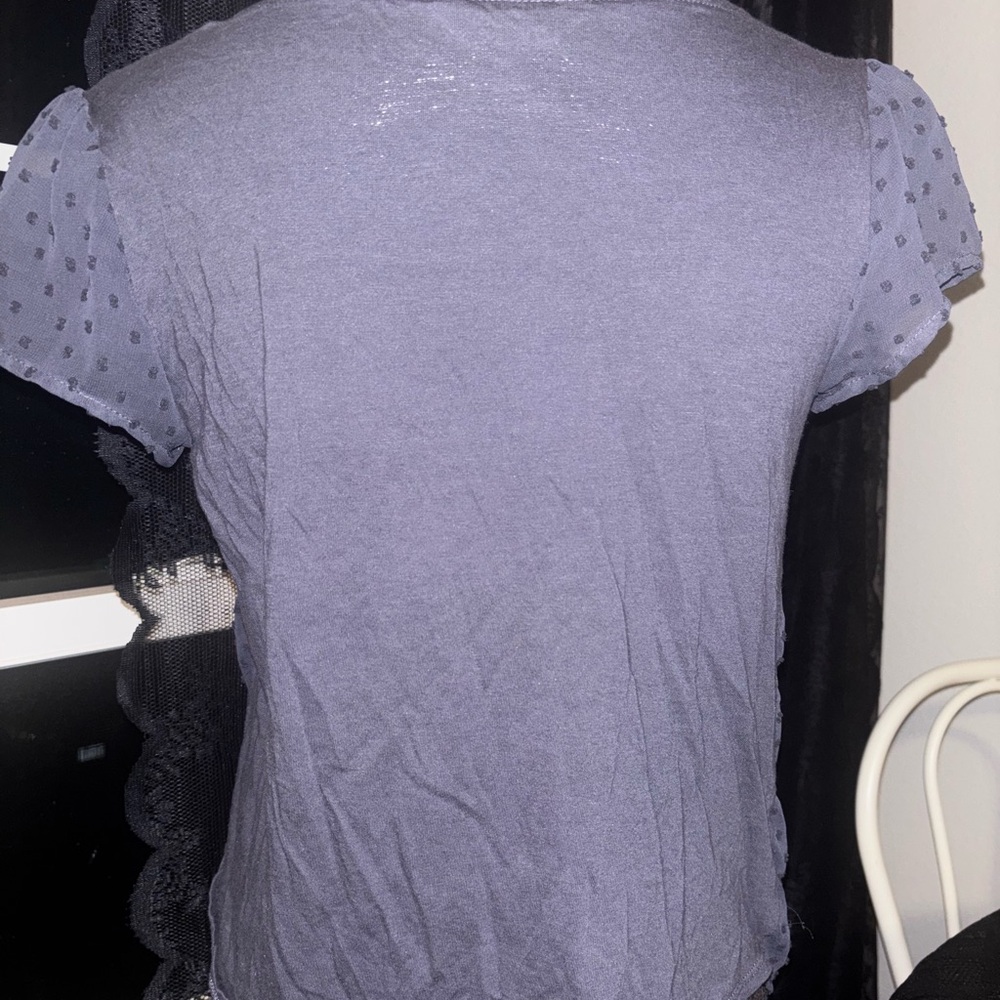 Gray Detailed Top - Picture 4 of 4
